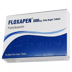 Флуклоксациллин 500мг Floxapen таб. п/о  №16 в Волгограде и области фото