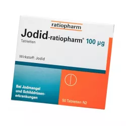 Йодид Ратиофарм (Калия Йодид) ГЕРМАНИЯ Ratiopharm 100мкг таб. №50 в Волгограде и области фото