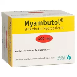 Этамбутол Миамбутол ФРАНЦИЯ Myambutol таб. 400мг №100 в Волгограде и области фото