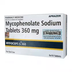 Майфортик, Феломика аналог (Myfocept-S 360) 360мг таб. №60 в Волгограде и области фото