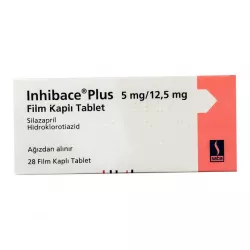 Инхибейс ПЛЮС (Inhibace Plus) 5мг/12,5мг таб. №28 в Волгограде и области фото