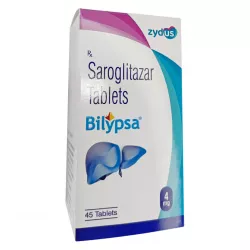 Сароглитазар Bilypsa :: Lipaglyn, Липаглин аналог :: 4мг таб. №45 в Волгограде и области фото